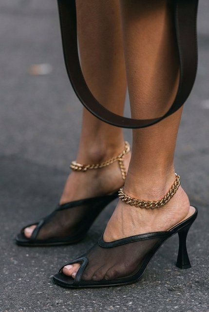 Мюлі шкіряні чорні з сіткою mulblackmesh фото